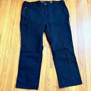 Ariat Rebar M7 Pants Mens 42 X30 Black DuraStretch Made Tough Straight Slim